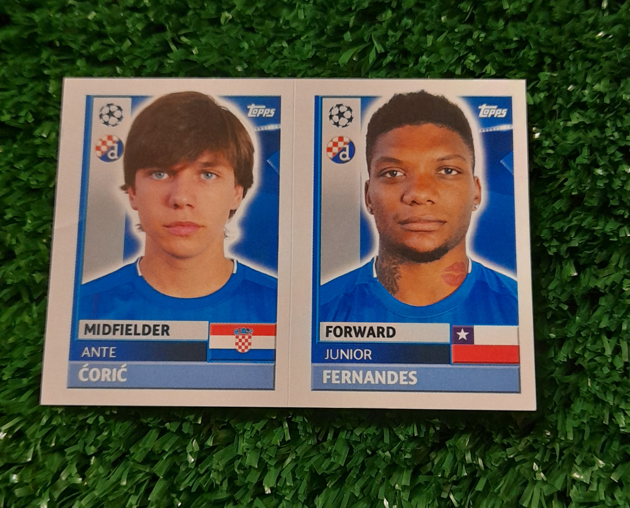 Lamina Junior Fernandez Dinamo Zagreb Champions 16-17 Topps #QFC13-14