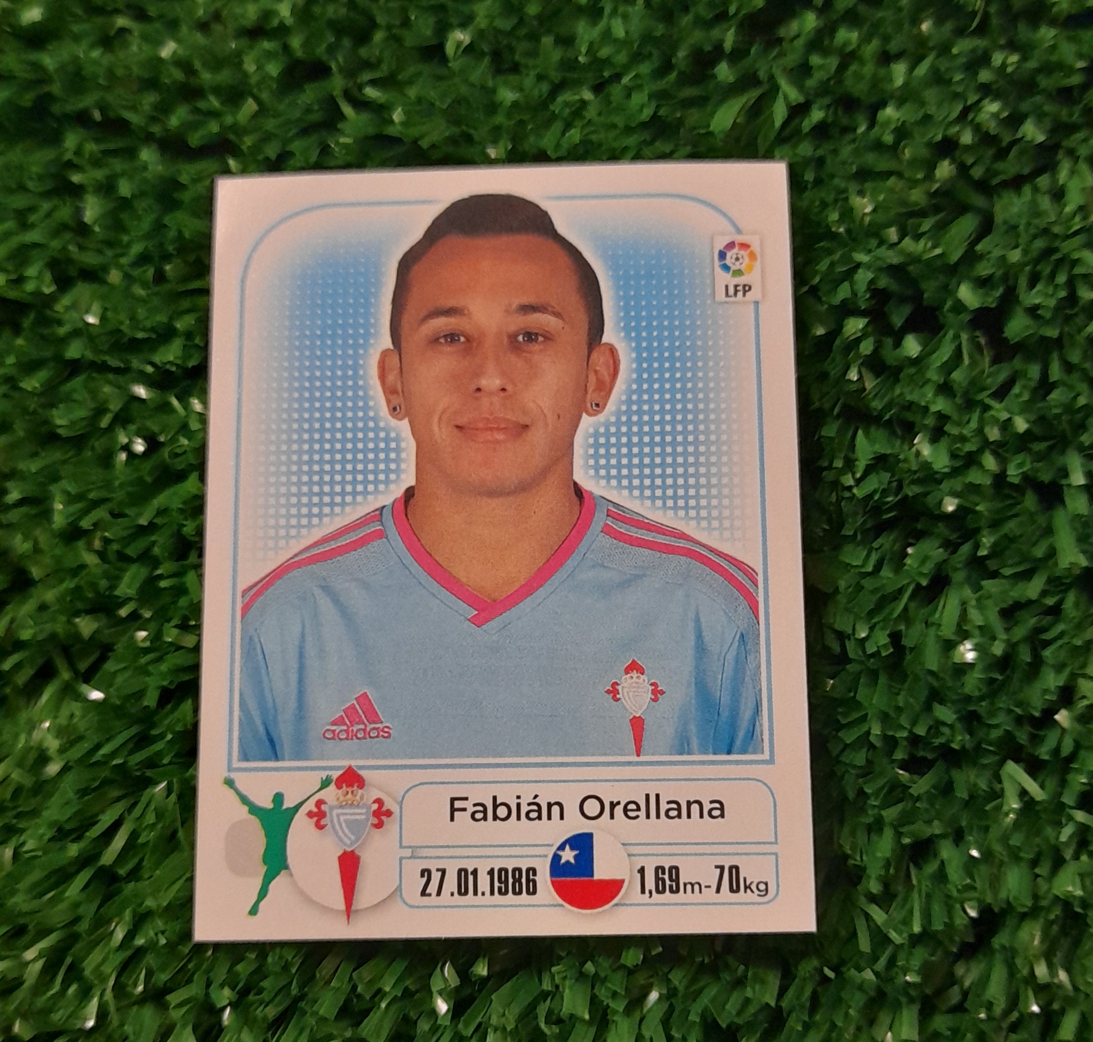 Lamina Fabian Orellana Celta  Liga Española 14-15 Panini #67