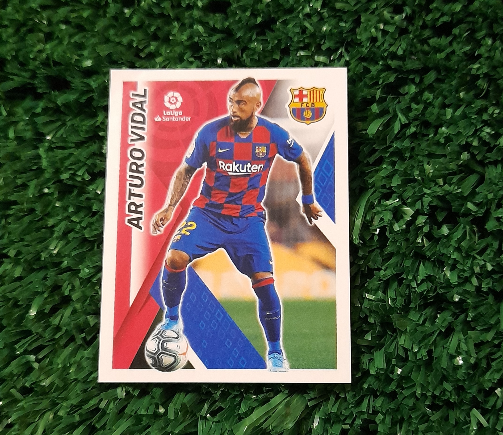 Lamina Arturo Vidal Barcelona Liga Española 19-20 Panini #72