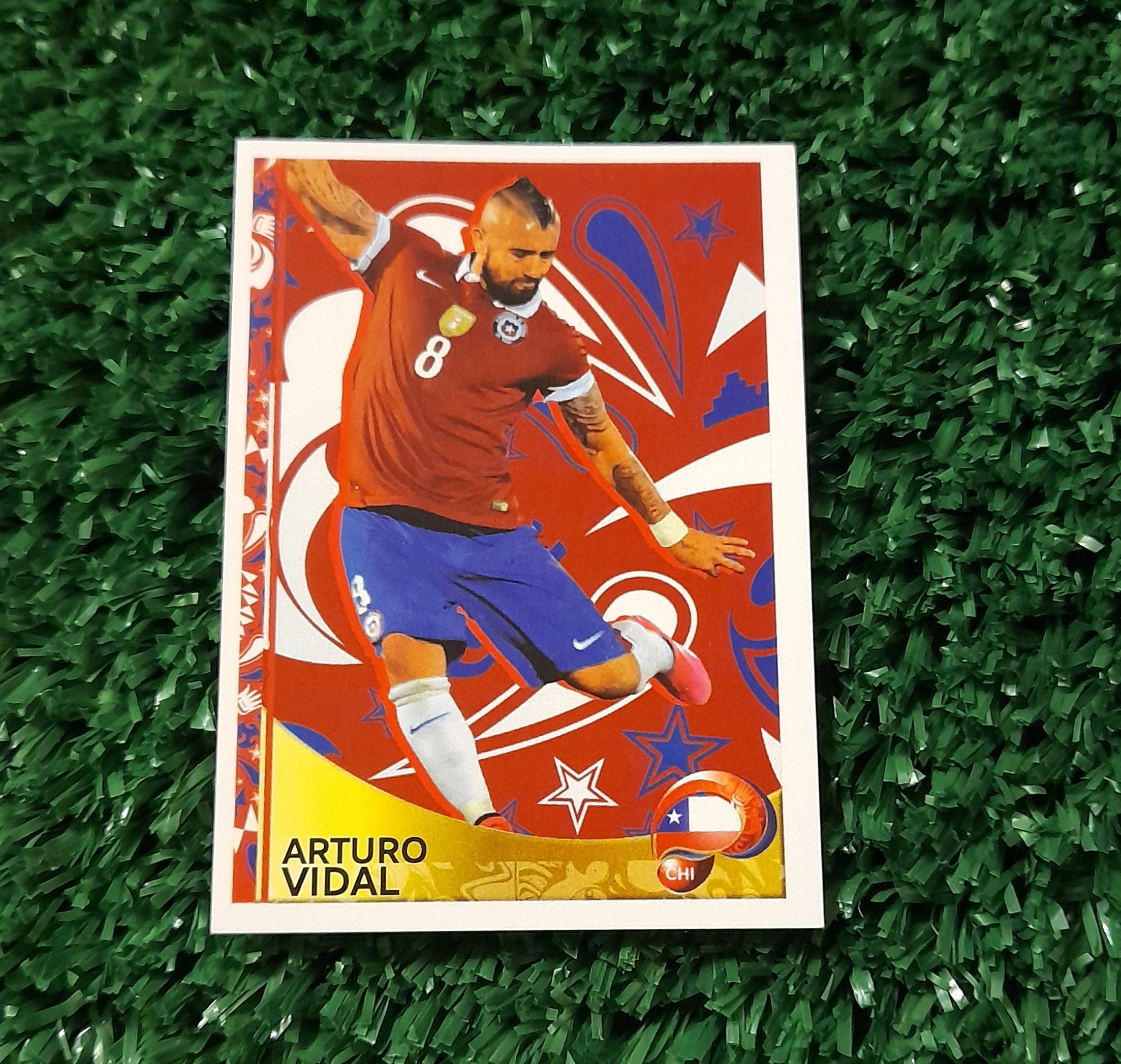 Lamina Arturo Vidal Chile Copa America 2016 Panini #408