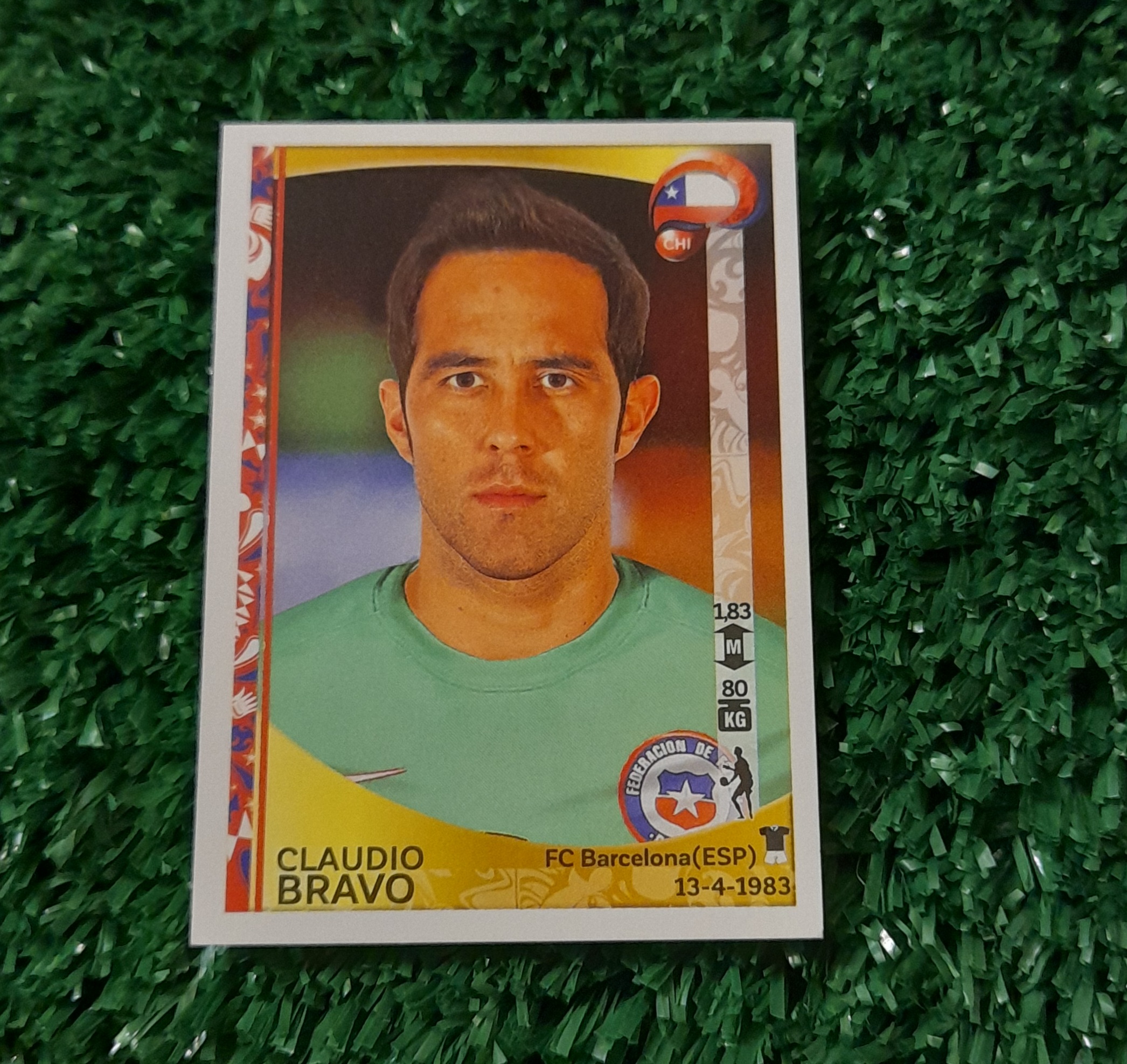 Lamina Claudio Bravo Chile Copa America 2016 Panini #329