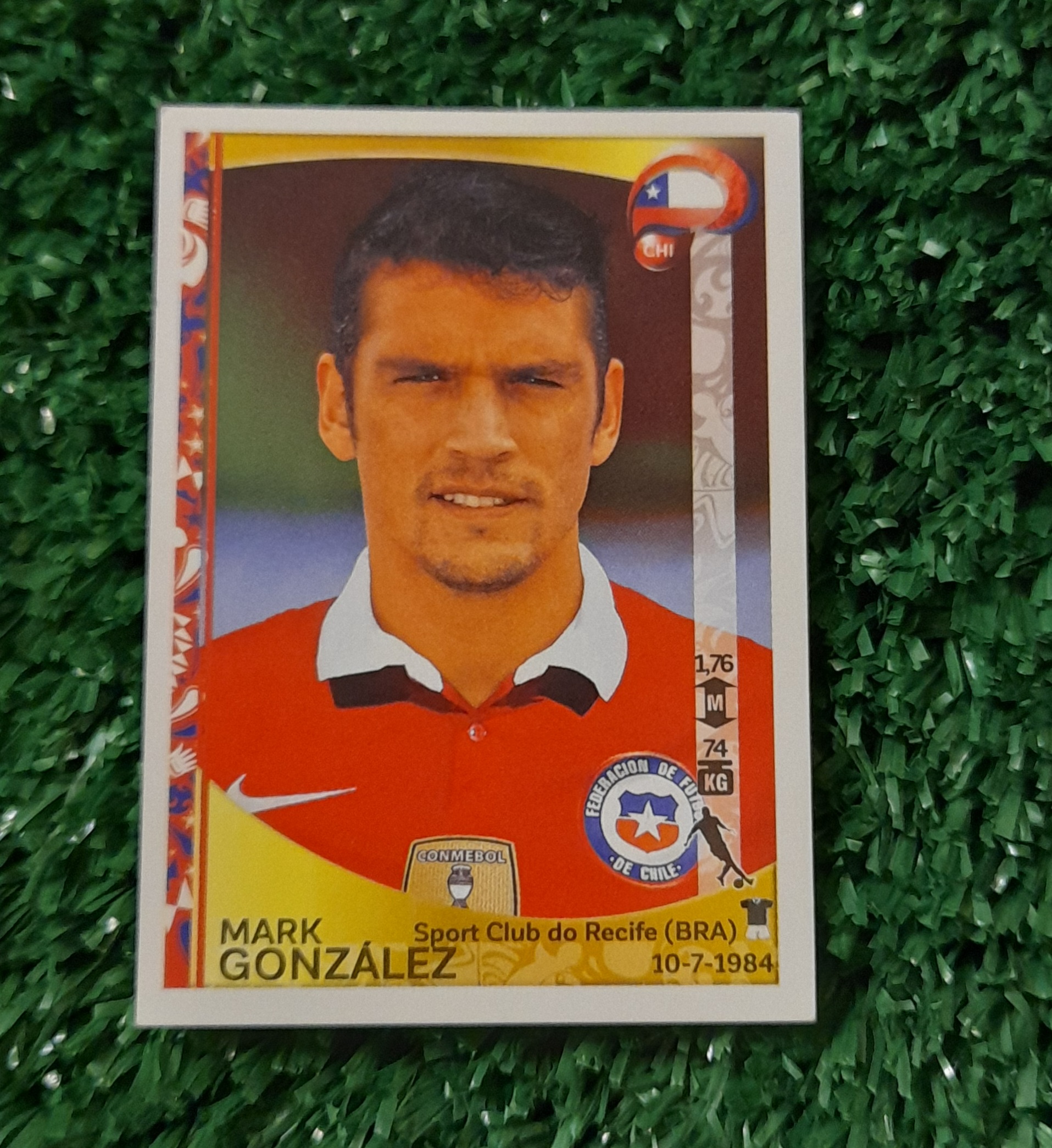 Lamina Mark Gonzalez Chile Copa America 2016 Panini #337