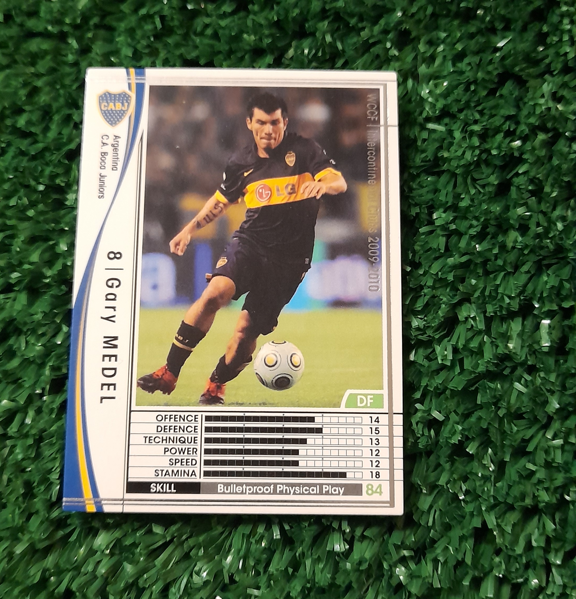 Carta Gary Medel Boca Junior Sega Panini #4