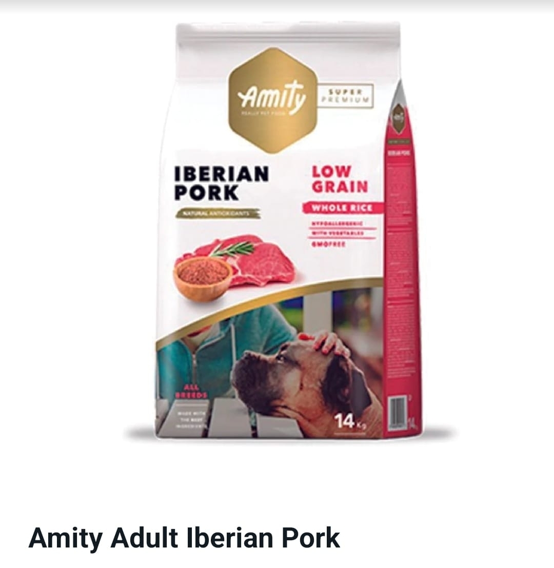 Amity adulto iberian pork 14 kg  