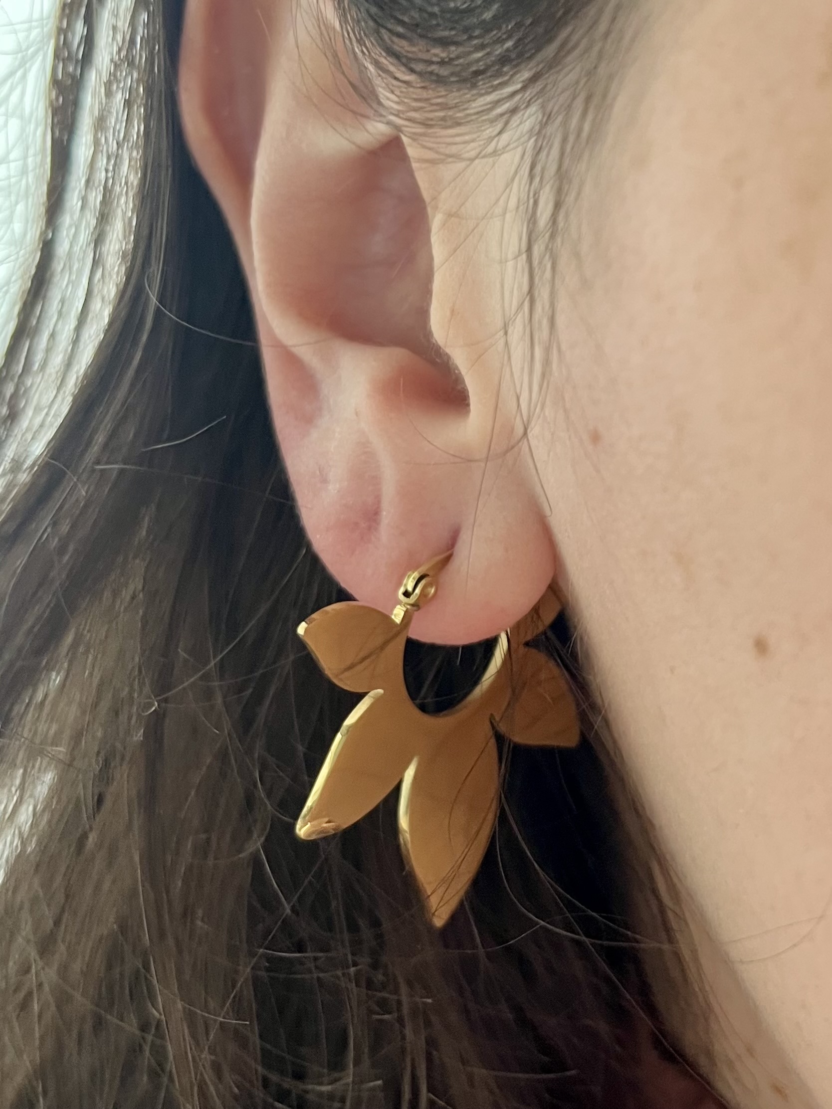 Aros Argolla Flor