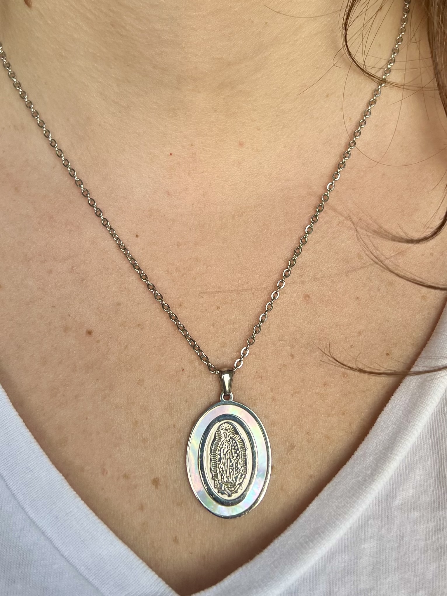 Collar Virgen Guadalupe 