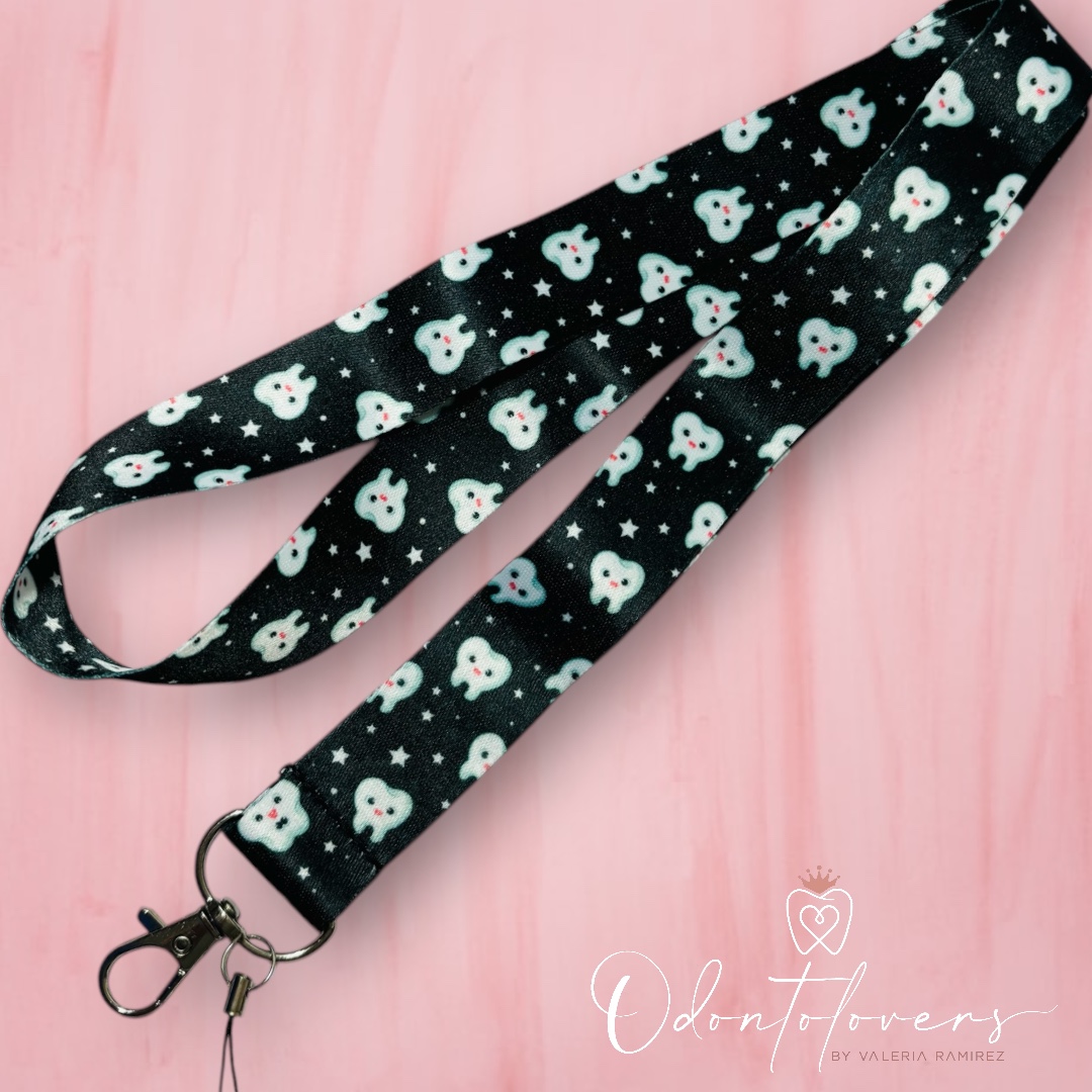 Lanyard muelitas negro