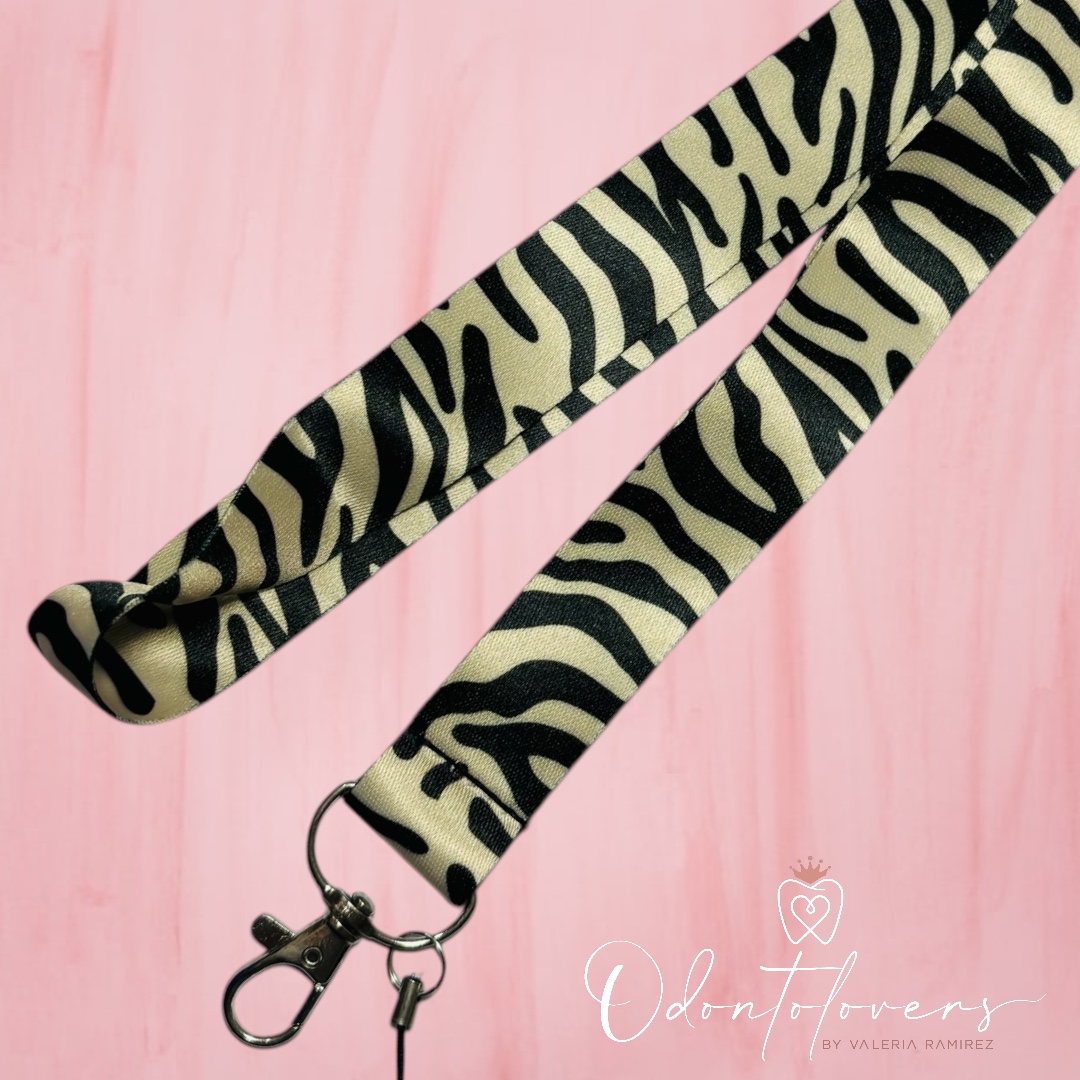 Lanyard print cebra