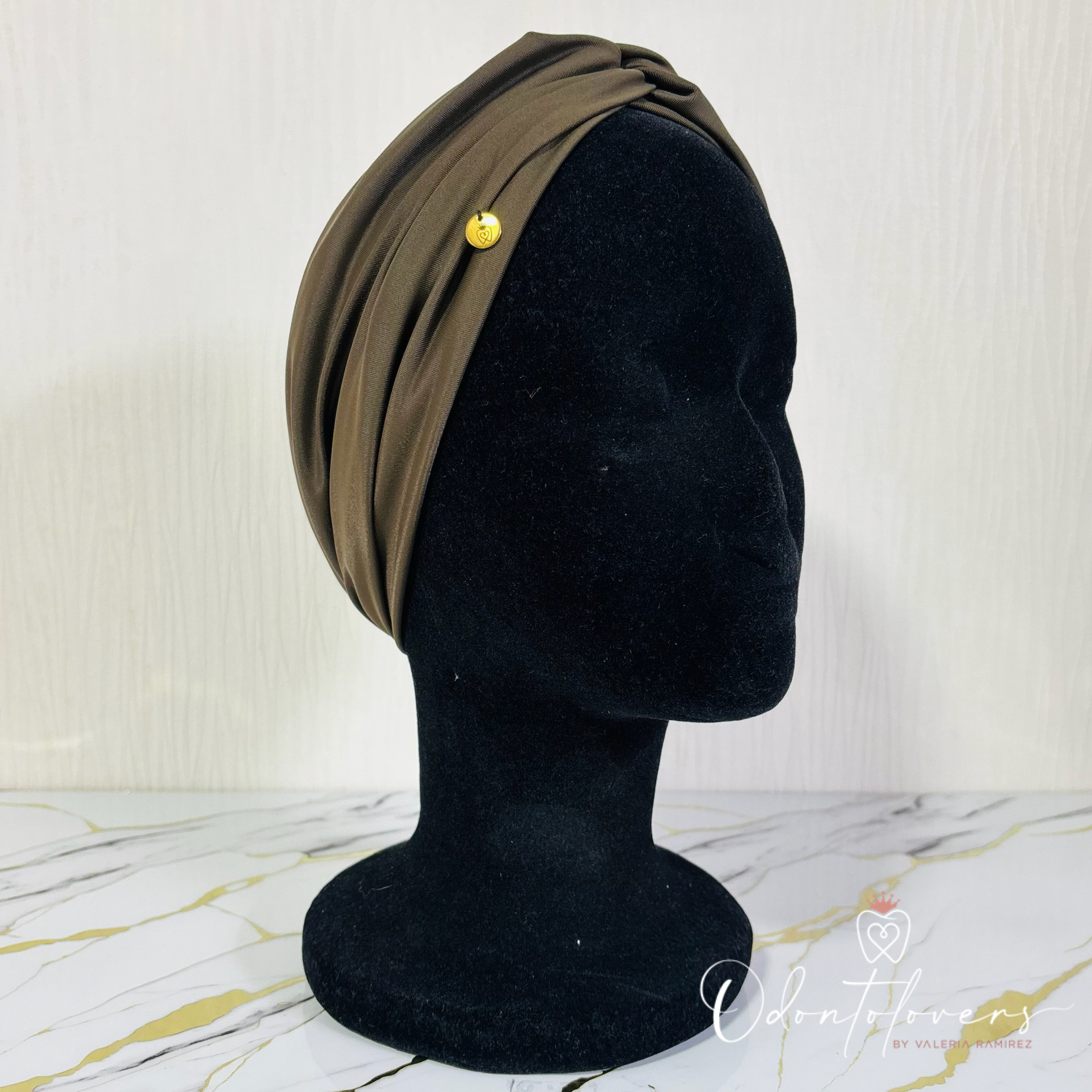 Turbante verde oliva 