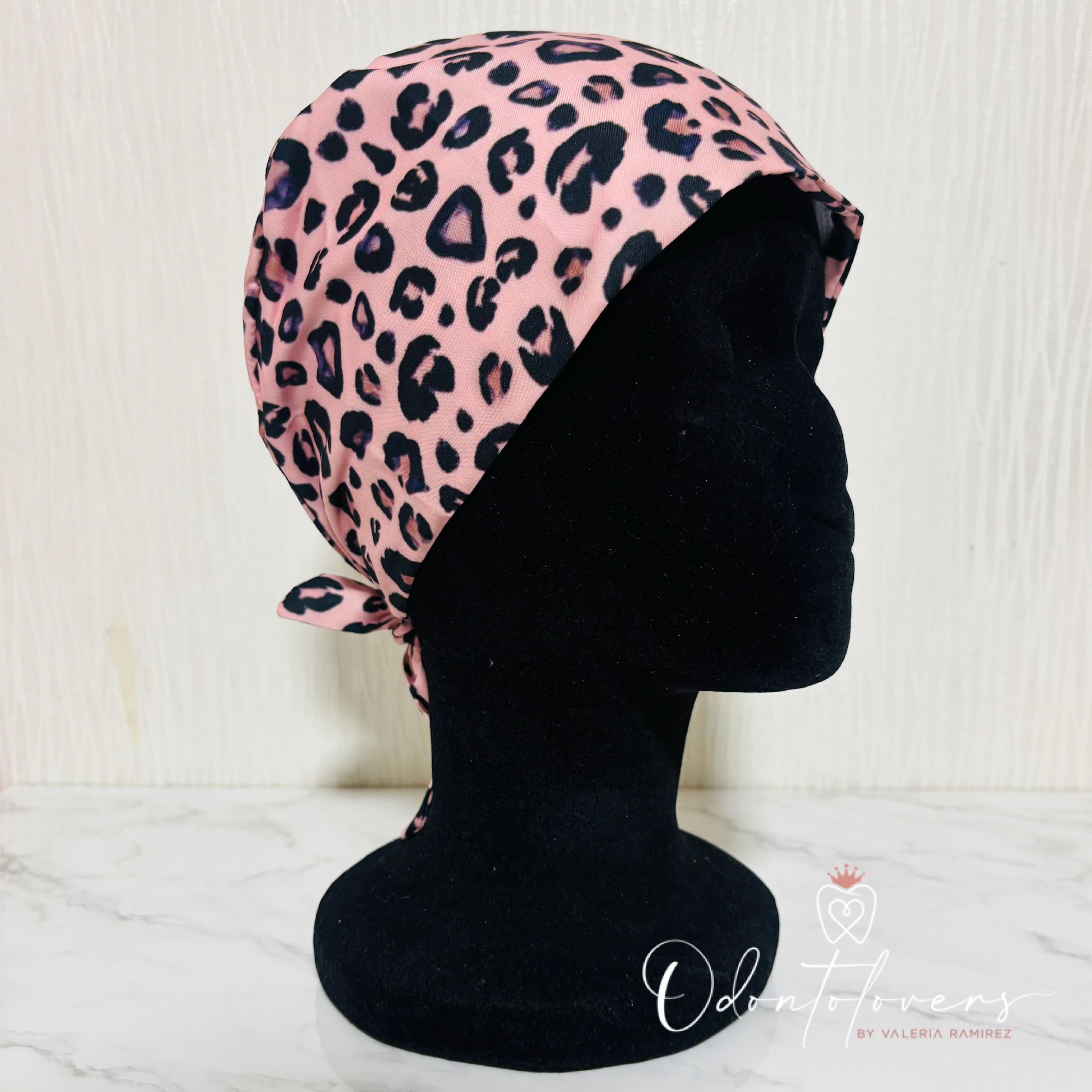Gorro quirúrgico print rosa