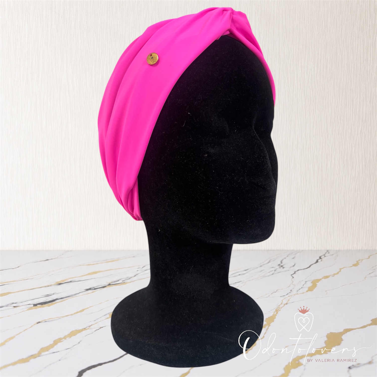 Turbante fucsia barbie