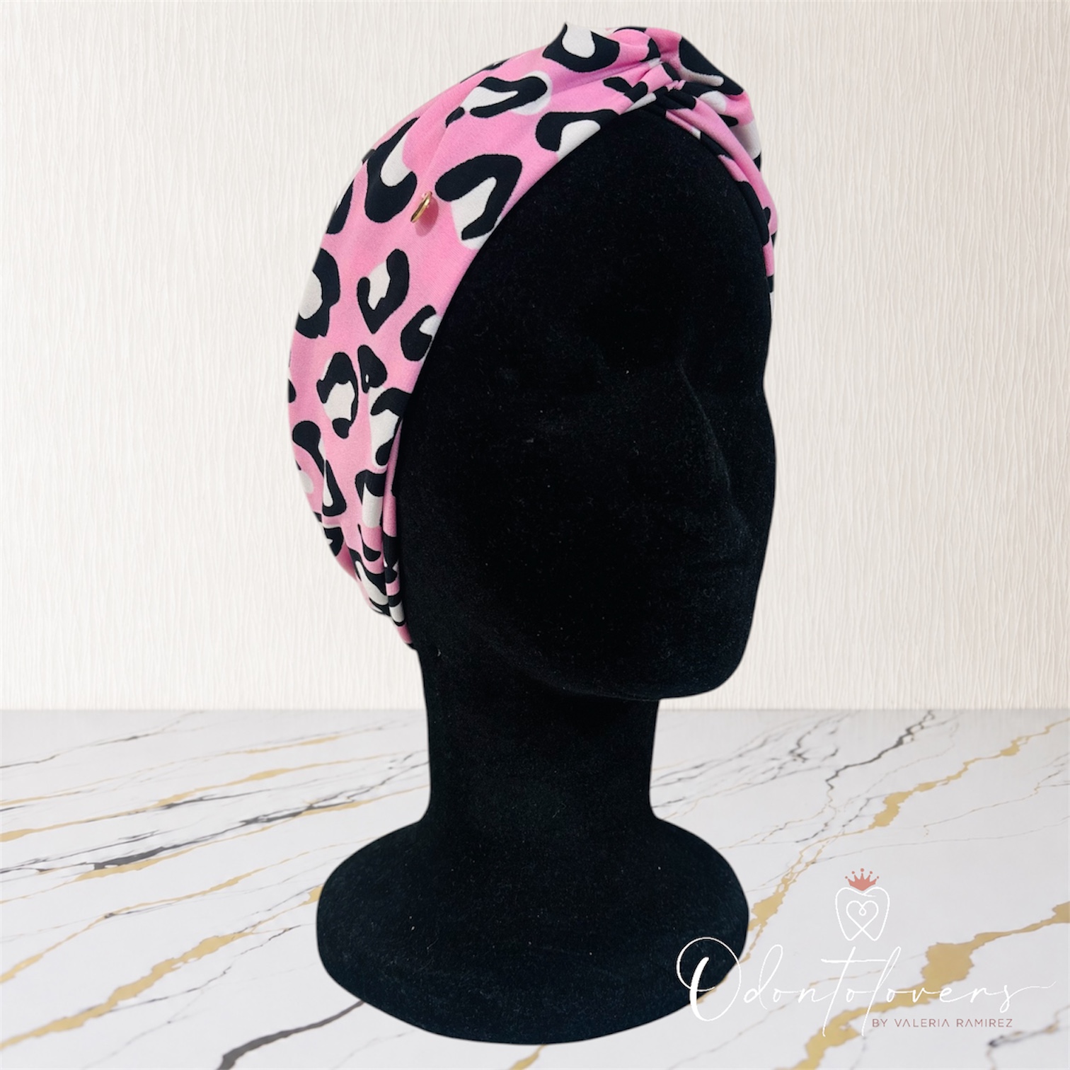Turbante print malva