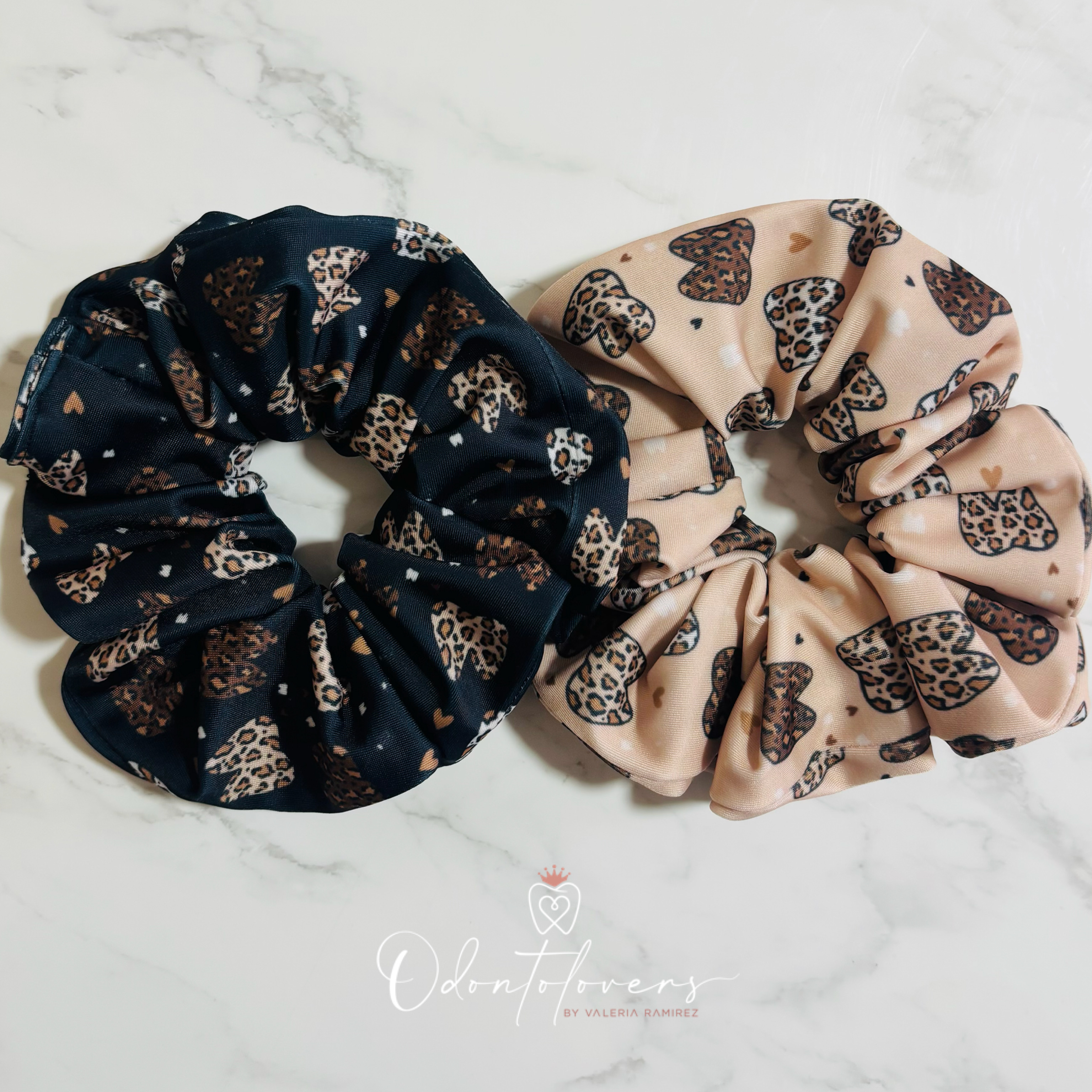 Scrunchie dental print