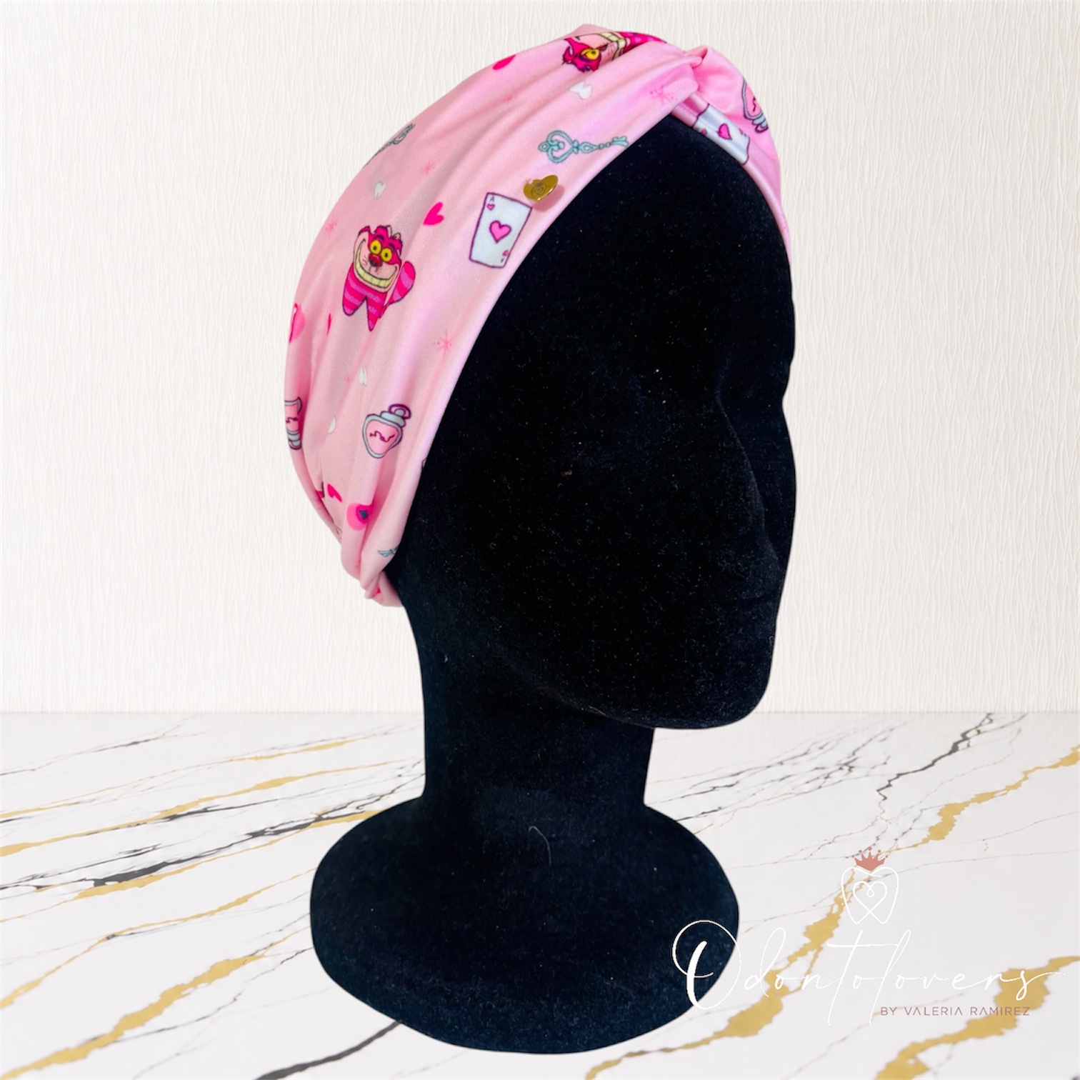 Turbante premium Alicia rosa