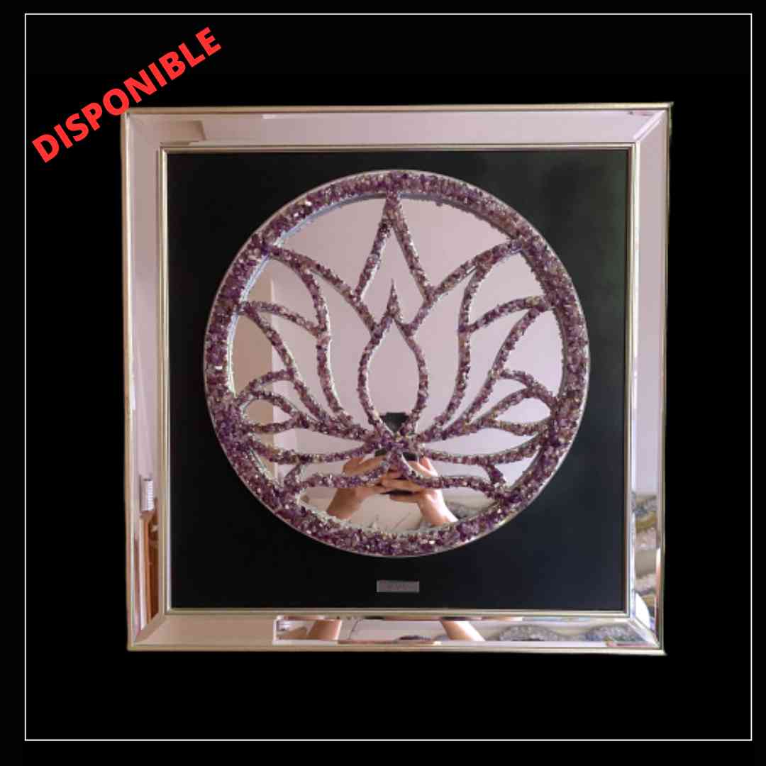 50% OFF.     ELEVACION PURPURA :Flor de loto en Amatista
