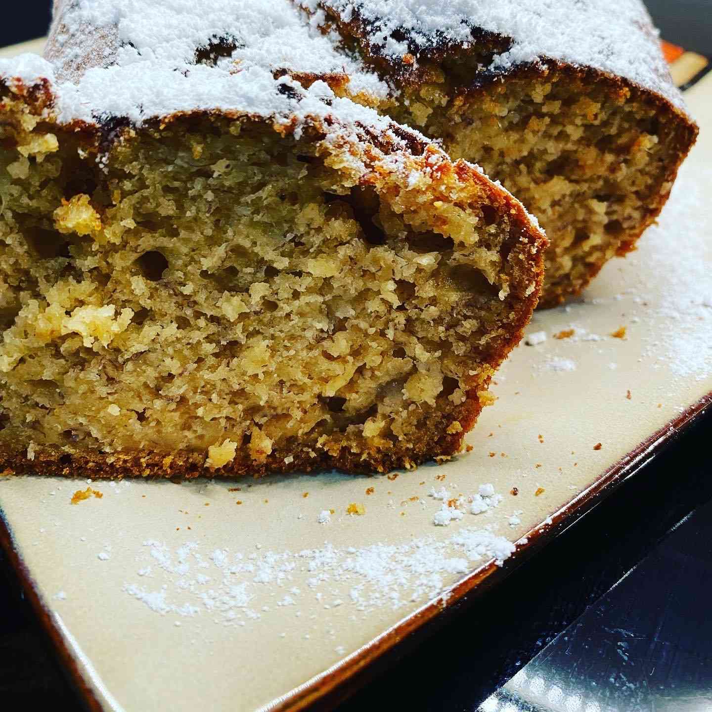Budín de plátano/coco