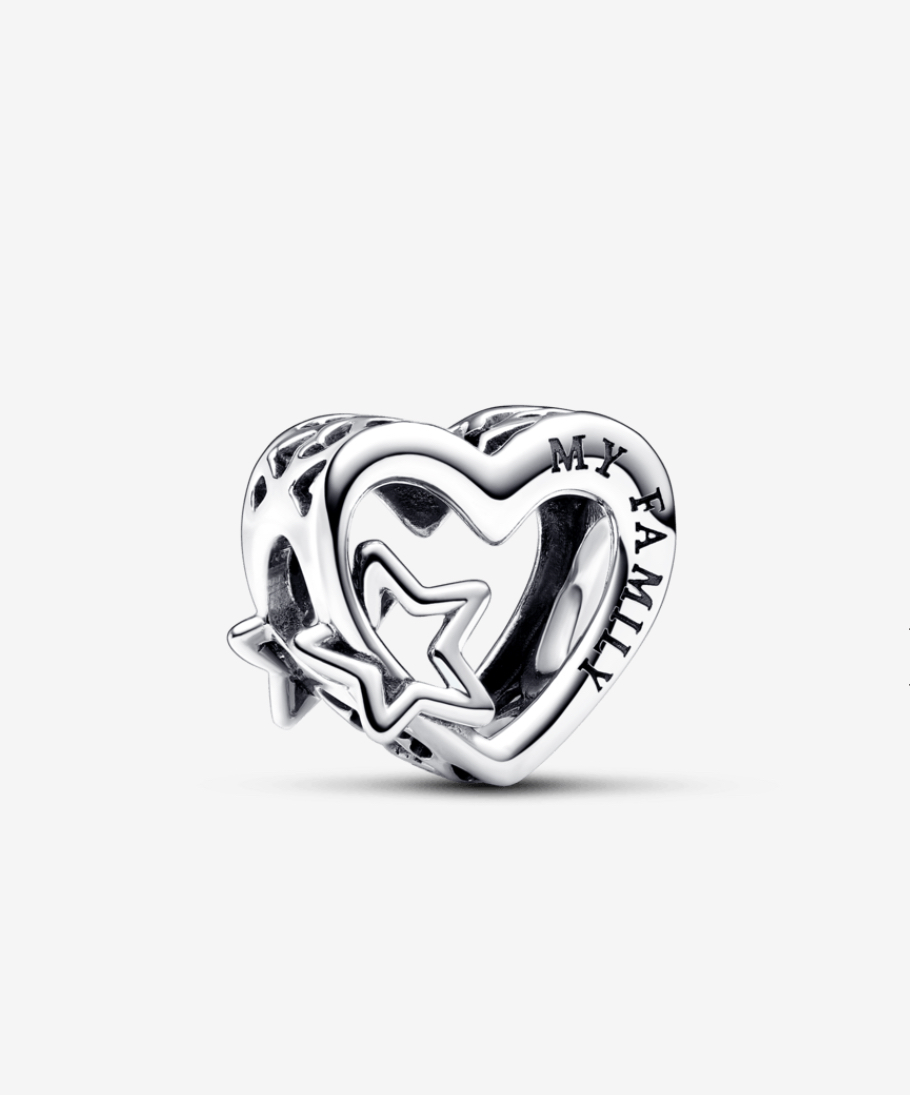 Charms Corazón de Familia y Estrella