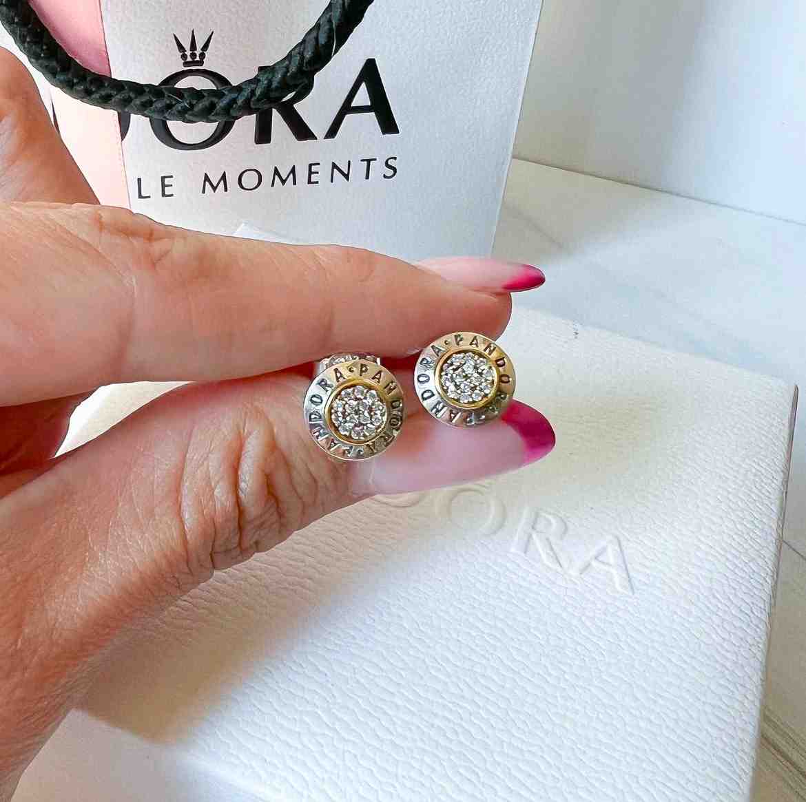 Aros Signature Pavé Borde Gold