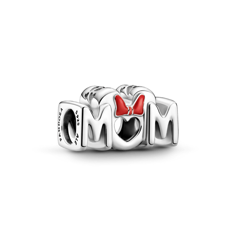 Charm Moño De Minnie Mouse De Disney Y Mamá