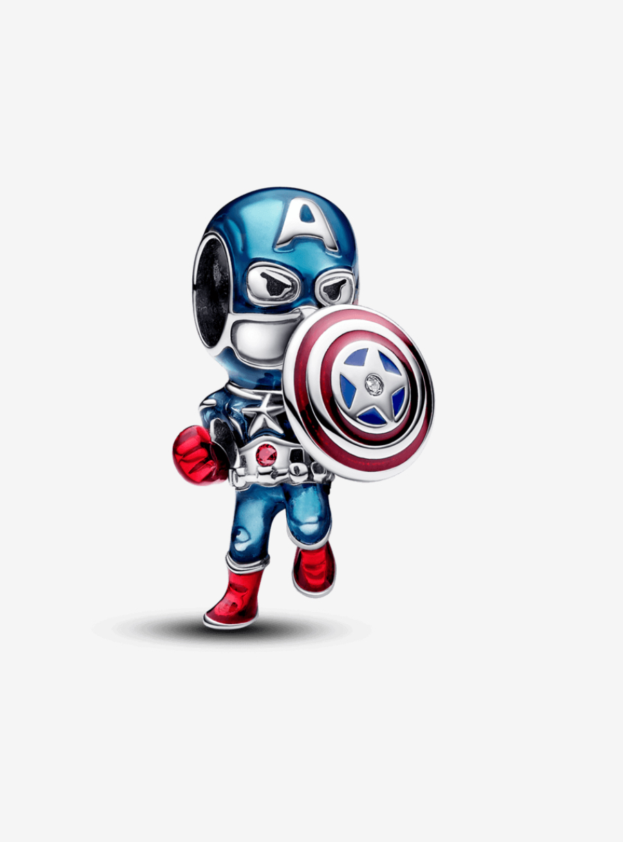 Charm Capitán América de Los Vengadores de Marvel