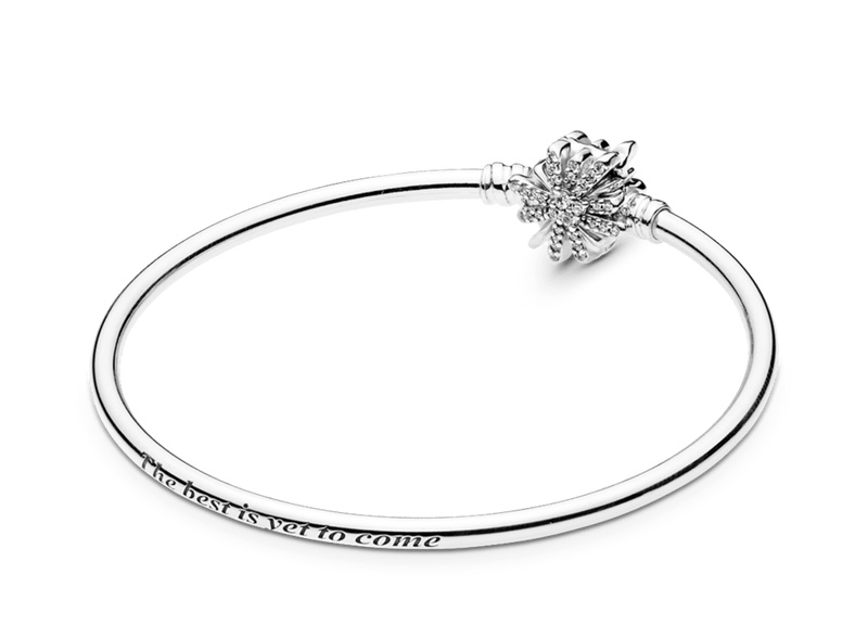 Pulsera Bangle Fireworks Clasp para charms