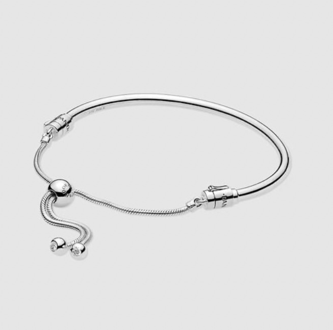 Pulsera ajustable rígida para Charms