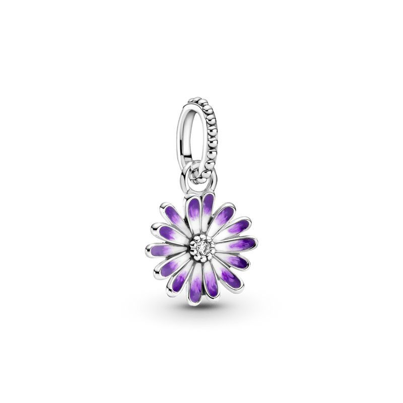 Charm colgante Margarita morada