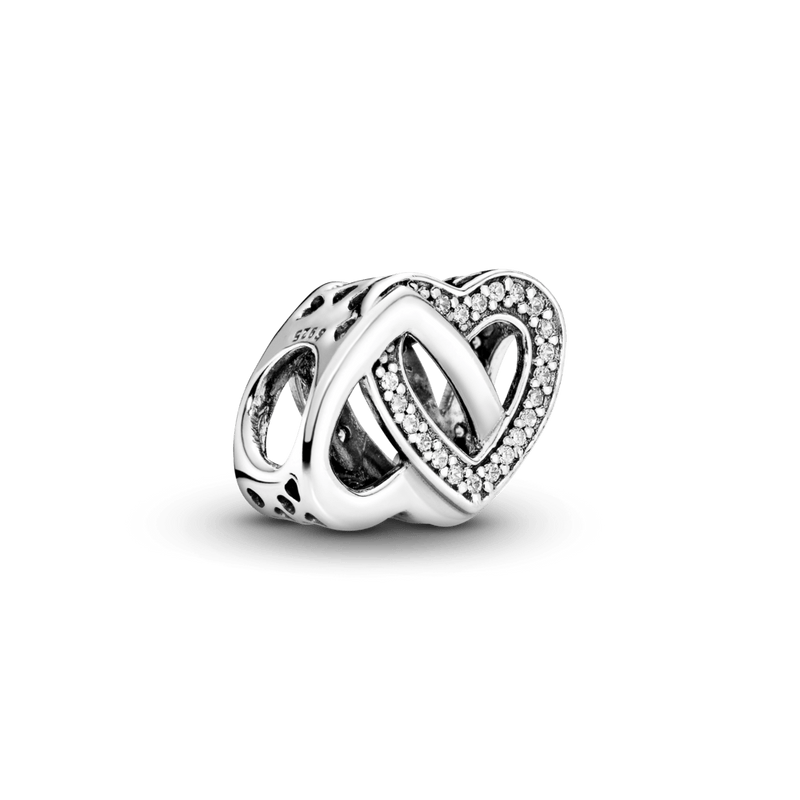 Charm Corazones entrelazados