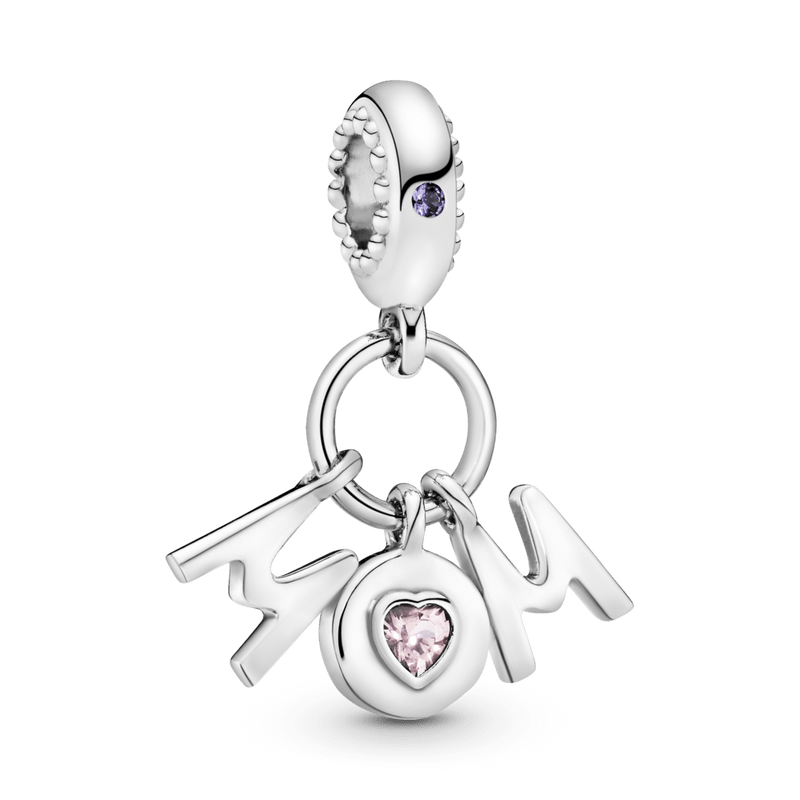 Charm Colgante Con Las Letras de Mamá