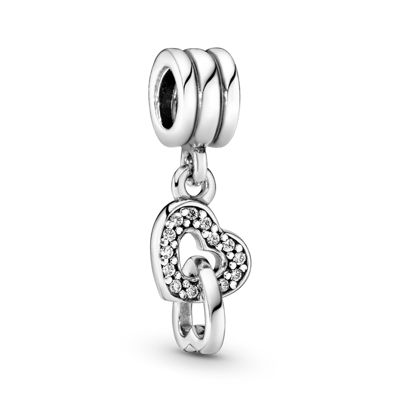 Charms colgante corazones Entrelazados 