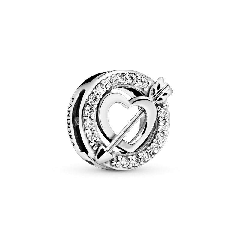 Charm Corazón y flecha asimétricos  Reflexions