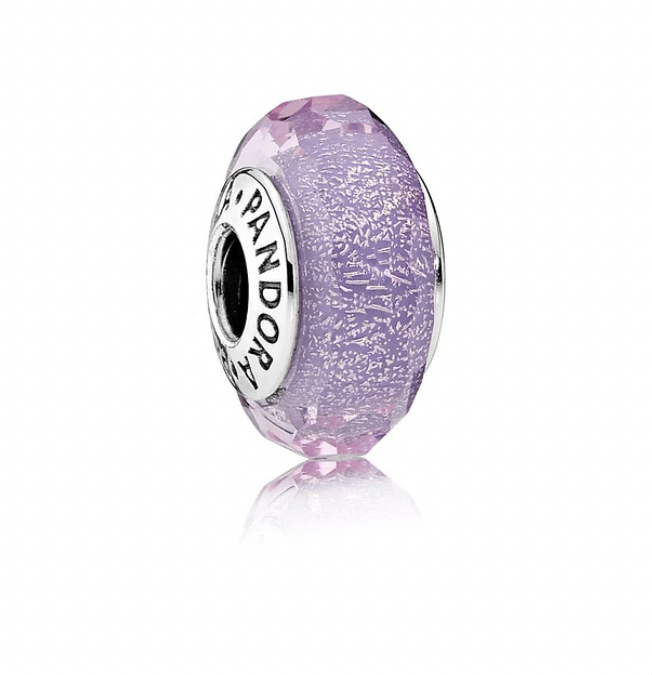 Murano morado brillante