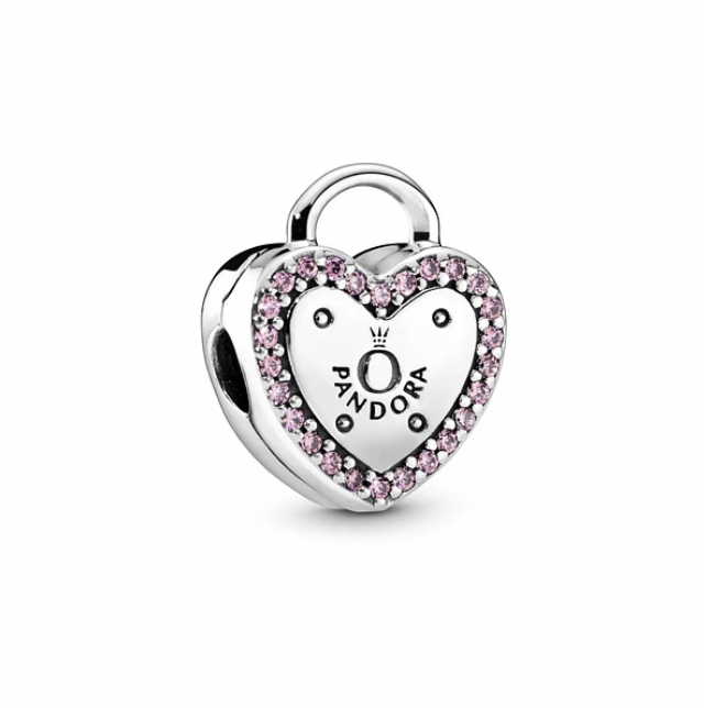 Charms Candado Corazón (Separador/Tope)