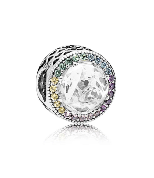 Charm Corazones Radiantes Multicolor
