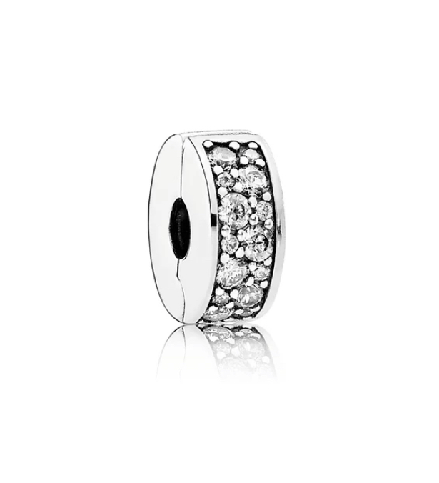 Charms Elegancia brillante Blanco (Separador/Tope)