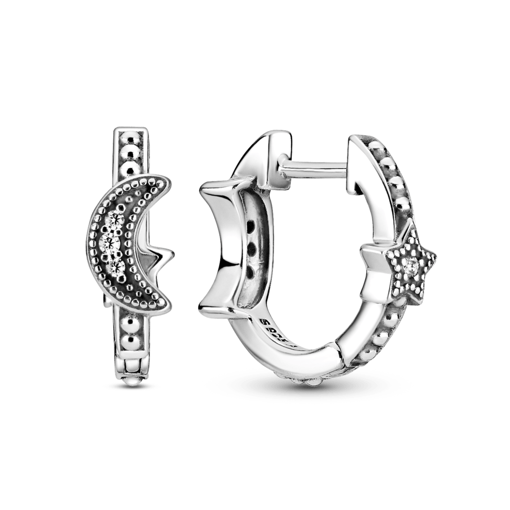 Aros Luna y Estrella Creciente