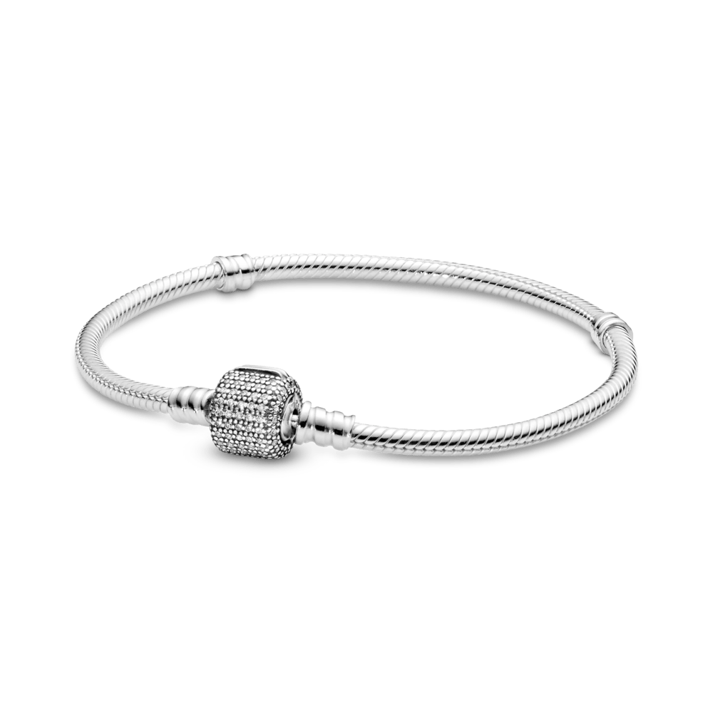Pulsera de Barril en Pavé