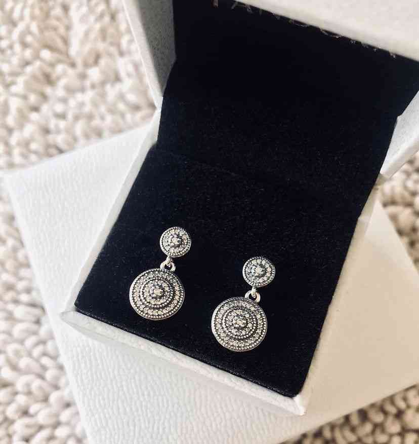 Aros Colgantes Dobles con Circones