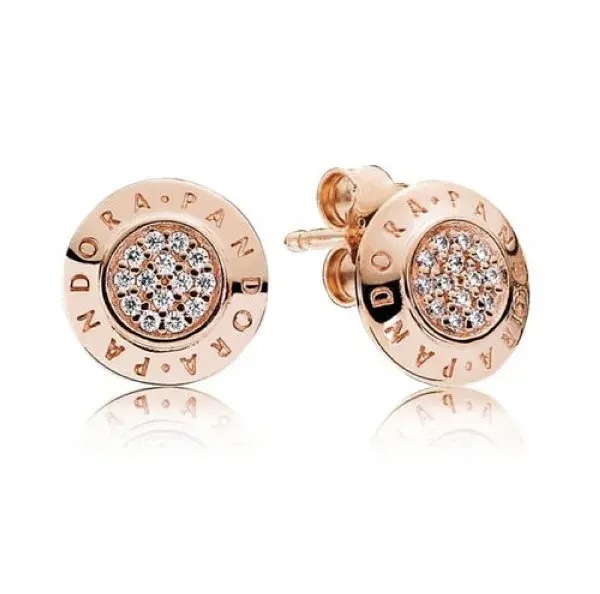 Aros Pavé Signature en Rose