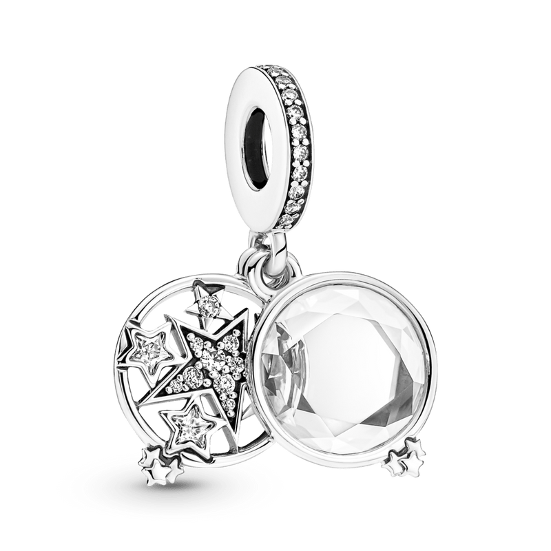 Charm Colgante Doble Estrella Magnificada