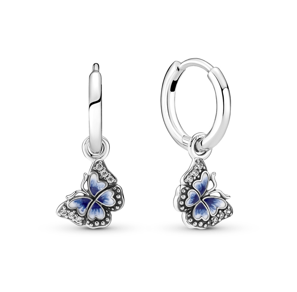 Aros Colgantes de Mariposa