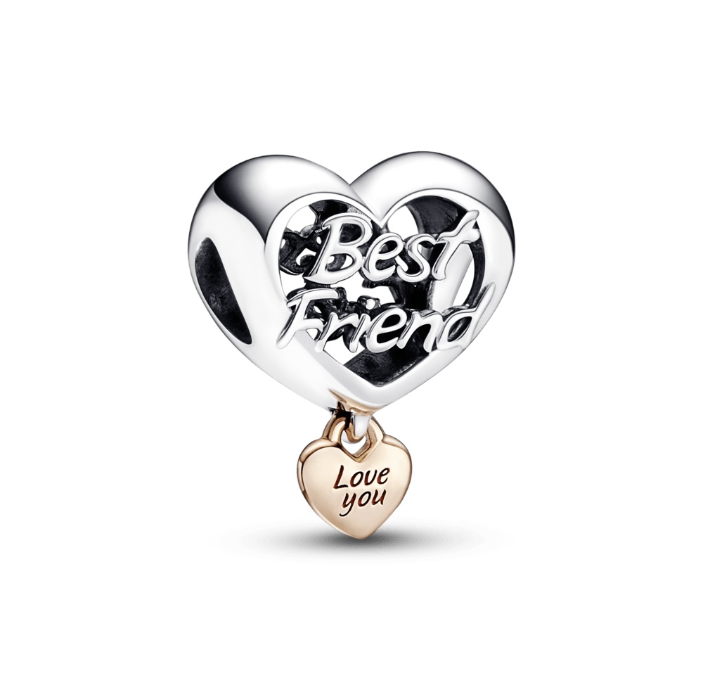 Charm Corazón te amo mejor amiga 
