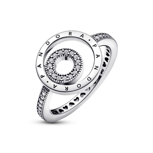 Anillo Círculos en Pavé Signature 