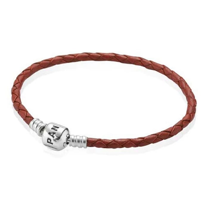 Pulsera roja para charms