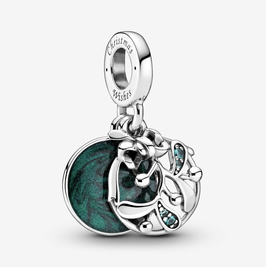 Charms Christmas Mistletoe Dangle 
