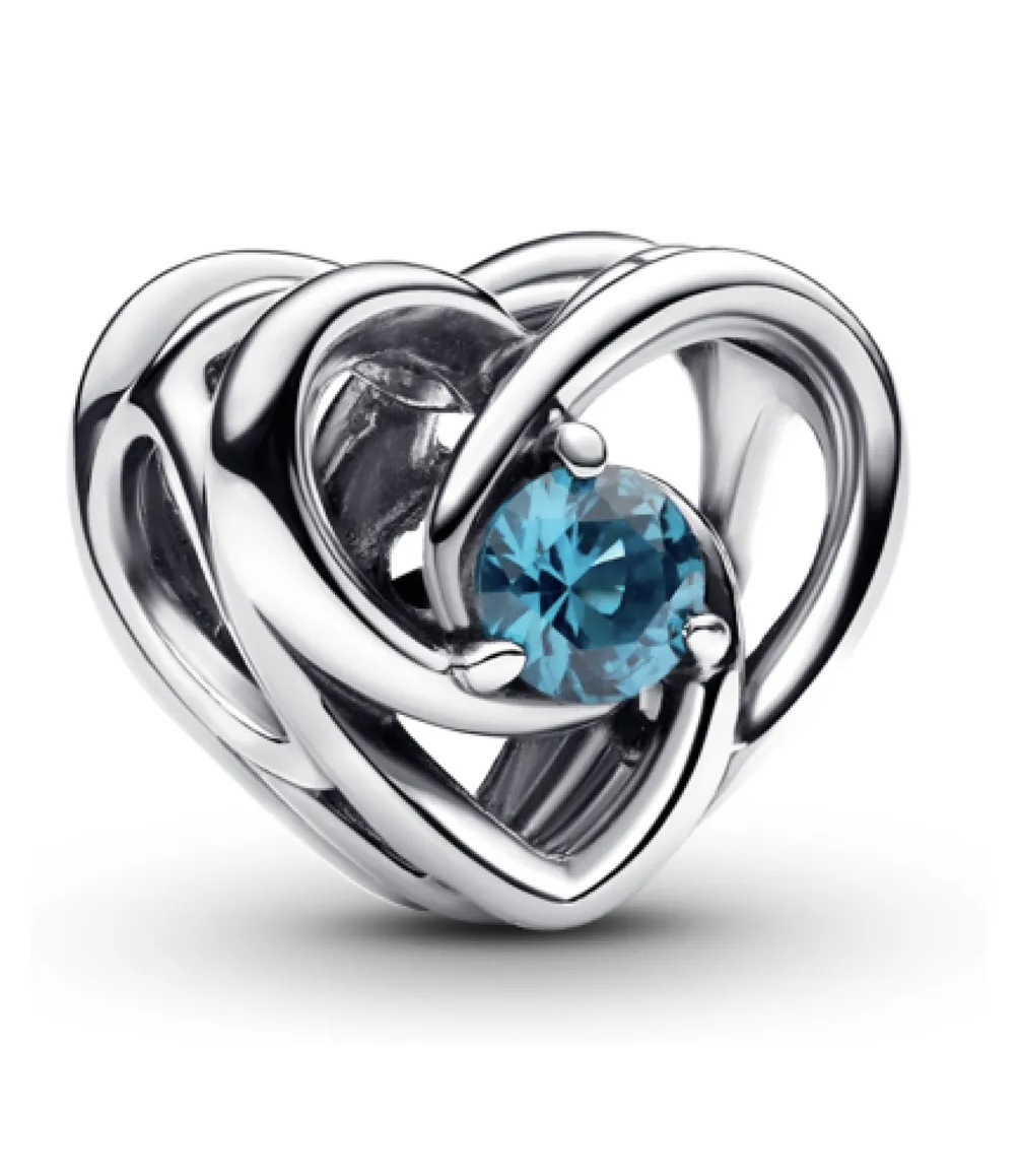 Charm Corazón Y Gemas