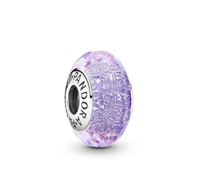 Charm Murano Morado Brillante 