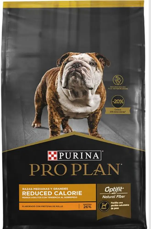 PRO PLAN ADULTO RAZA MEDIANA Y GRANDE REDUCED CALORIE 12 KG