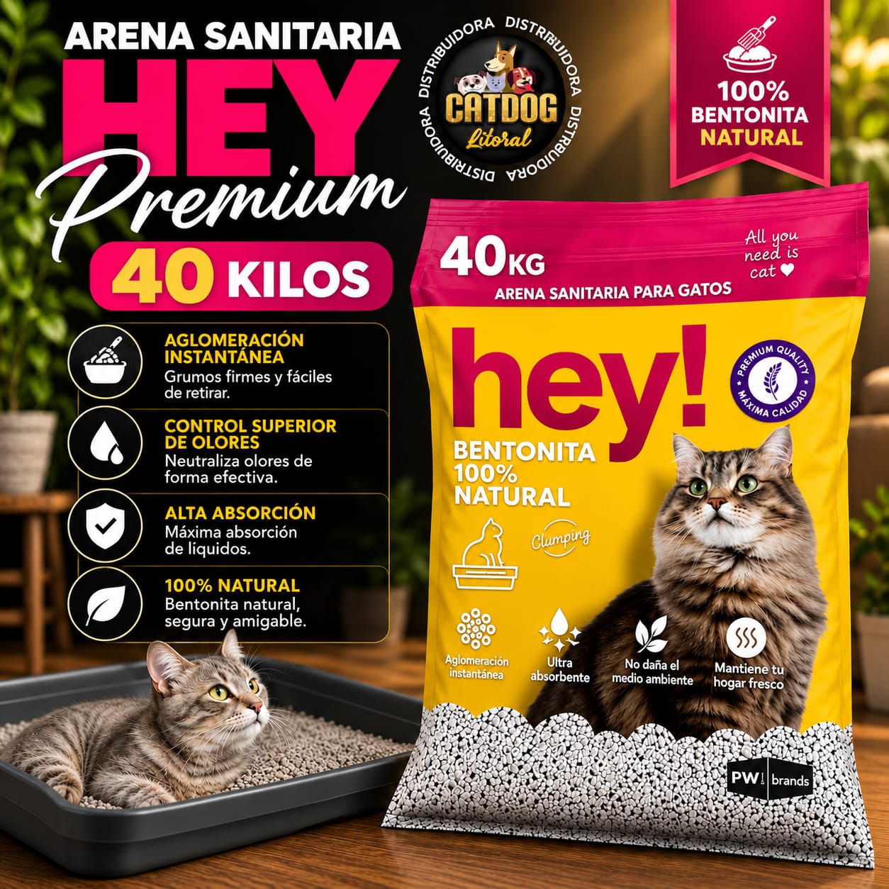 40 KG ARENA HEY 20 KG PREMIUM AGLUTINANTE 