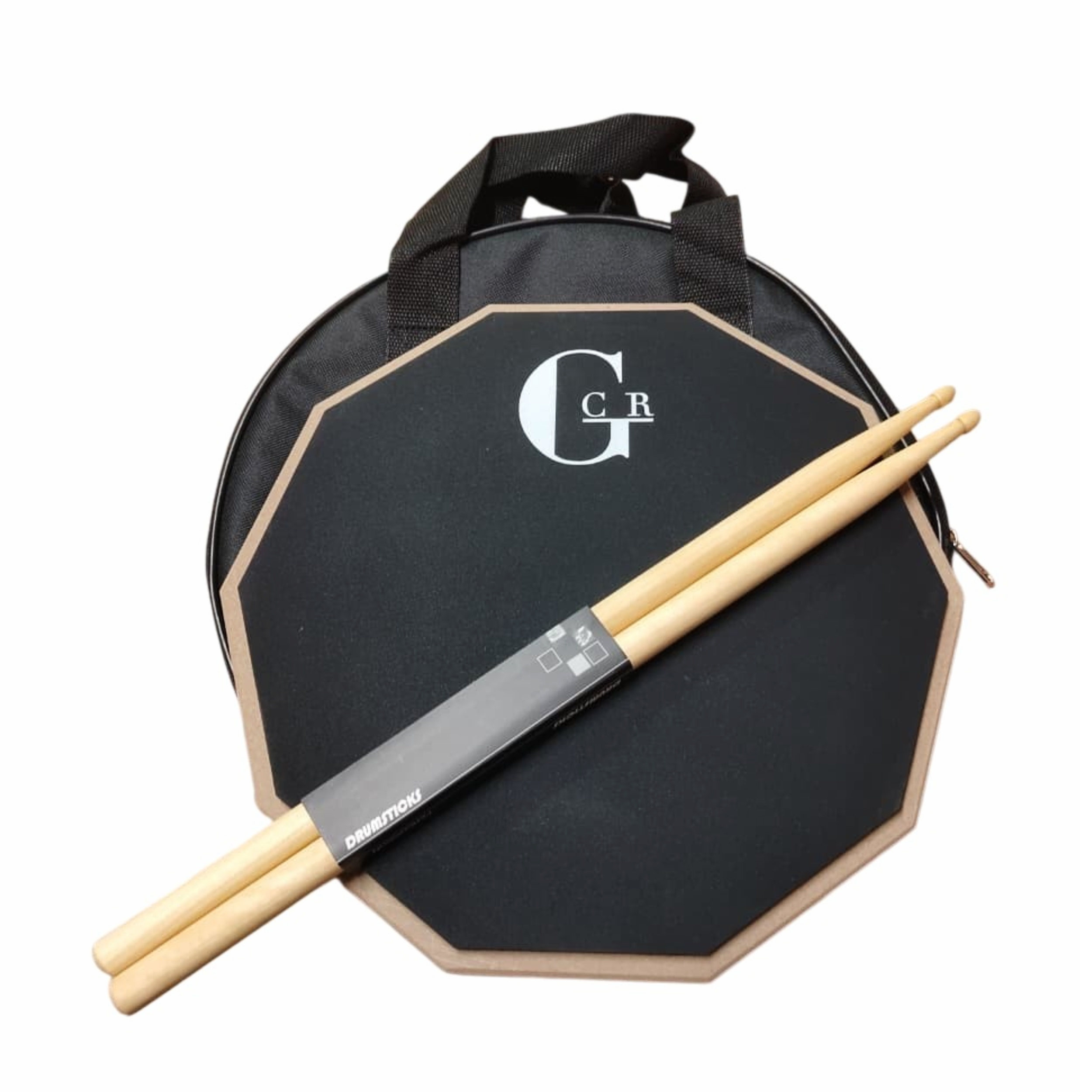 Pad de practica 12 con funda y baquetas DB208-PD